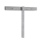 Simple wooden fence stand | with matching top part | Top of wood mobile fence standgalvanized, 490 mm